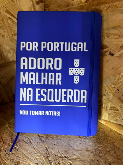 Bloco de notas - Malhar na Esquerda